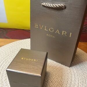 Bvlgari Small Jewelry Box and Bag Gift Set